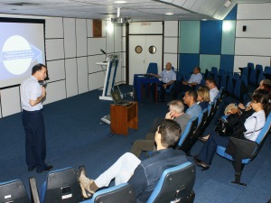 Palestra no audit�rio