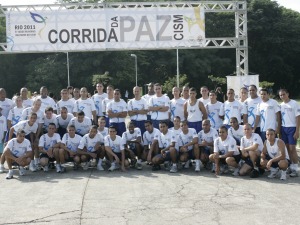 Efetivo do IV COMAR que participou da corrida