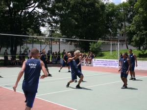 instrução de voleibol