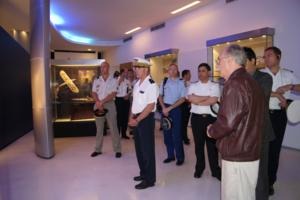 COMITIVA DA ESCOLA DE GUERRA DA FRANÇA NO MUSEU AE