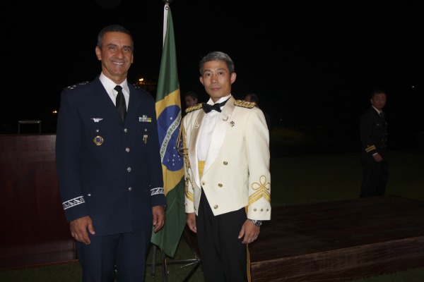 Três oficiais brasileiros foram condecorados no evento realizado na embaixada japonesa em Brasília