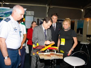 Entre eles a Aeronáutica expôs o projeto VANT (Veículo Aéreo Não Tripulado), concluído em junho deste ano