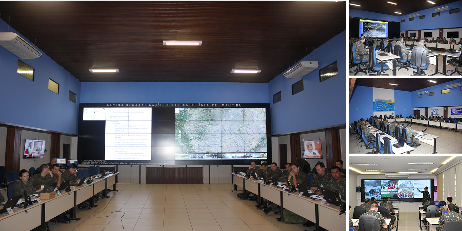 Fotos do Centro de Coordenação de Defesa de Área (CCDA)