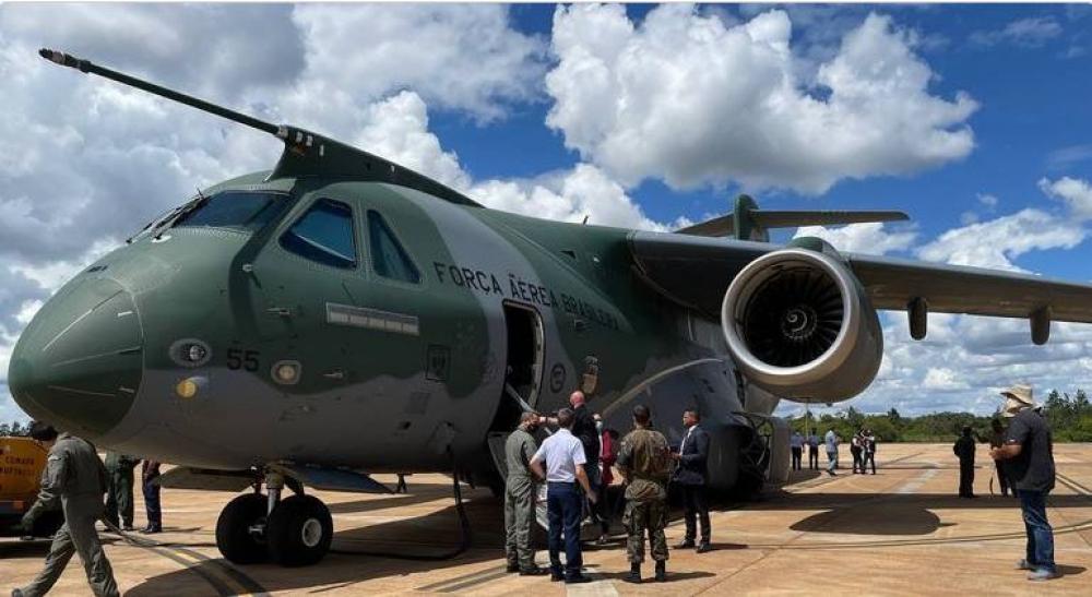 Primeiro avião da FAB para resgatar brasileiros na Ucrânia