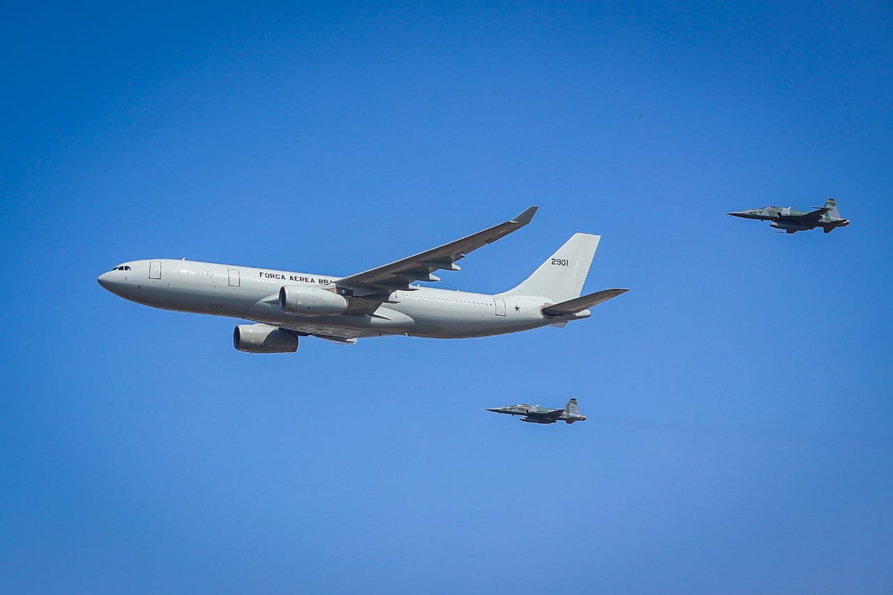 Nova aeronave KC-30 é incorporada à Força Aérea Brasileira (FAB