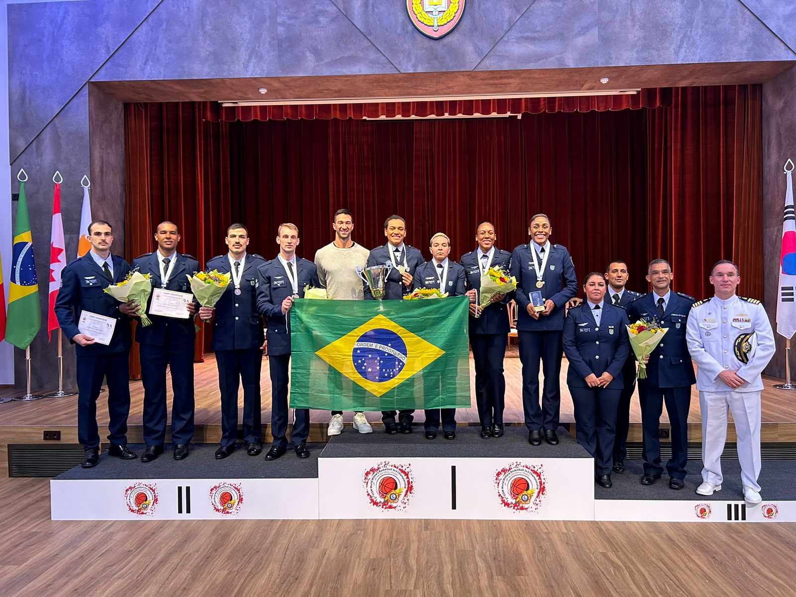 Atletas da FAB conquistam títulos inéditos no Campeonato Mundial de Basquete  - Força Aérea Brasileira