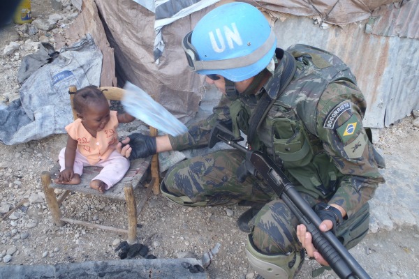 Infantaria da Força Aérea trabalha na Missão de Paz da ONU no Haiti