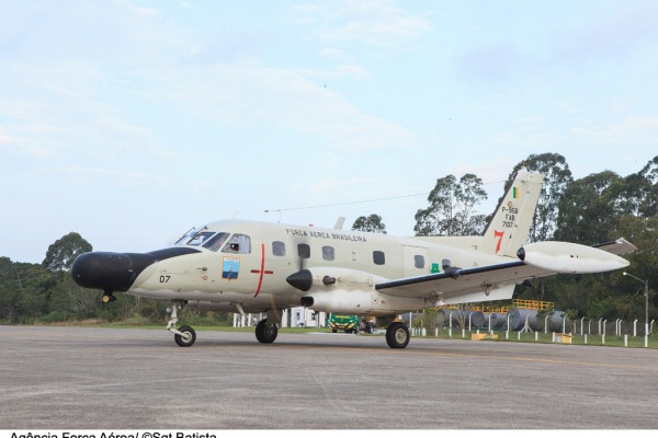 Avião P-95, utilizado em missões de busca