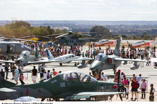 Aeronaves ficam expostos na Base Aérea de Brasília  Sargento Rezende/ Agência Força Aérea