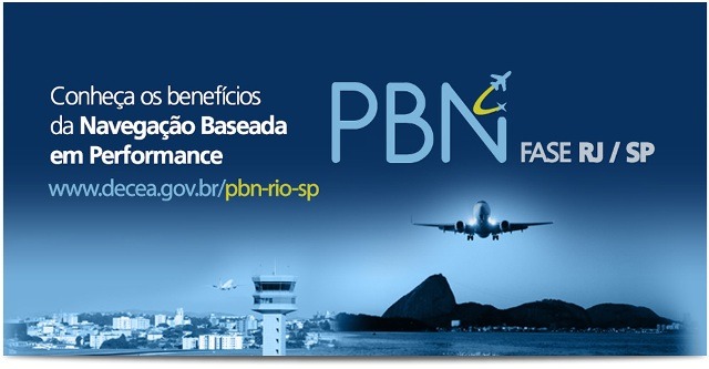 PBN RJ/SP ganha site especial do DECEA  Divulgação/DECEA