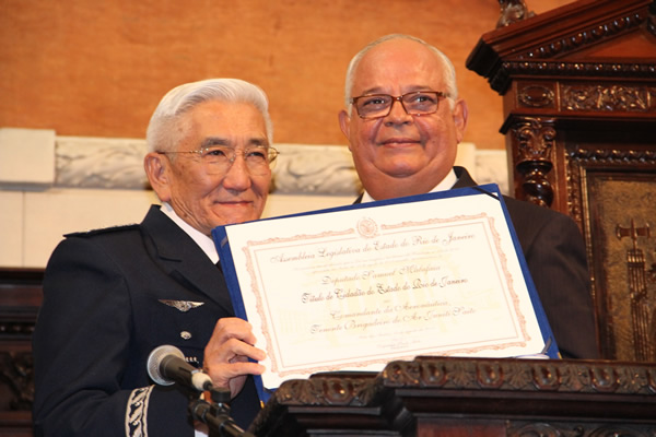 Comandante da Aeronáutica é homenageado com o título de Cidadão do Estado do RJ  Sgt Marllon/BAGL