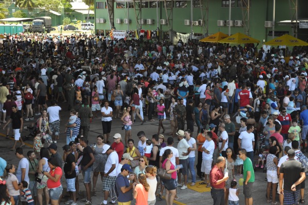 Vista do Trio Elétrico.  BASV