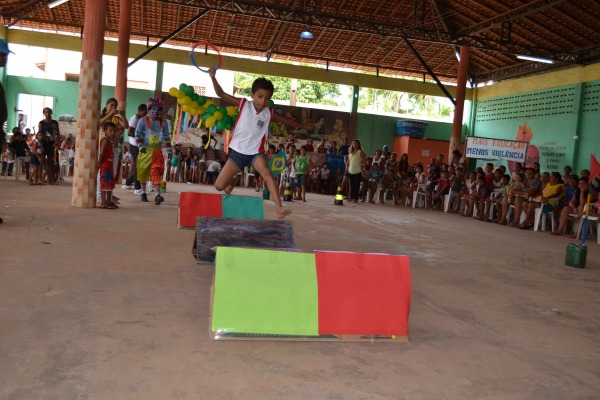 As crianças também tiveram uma programação especial com atividades recreativas e  Soldado P.Feitosa/I COMAR