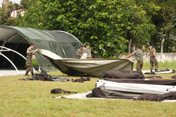 A operação treina os militares nas técnicas da Engenharia de Campanha   Sandy Leal/COMARA