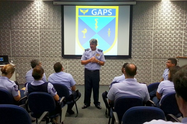 Visita do Comandante do COMGEP ao GAPS  GAPS