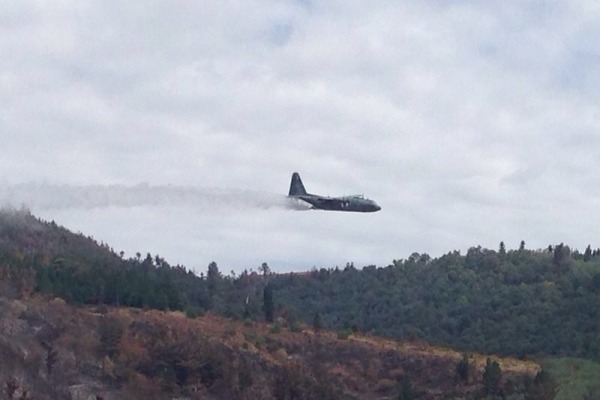 C-130 Hércules despeja água  1° GTT