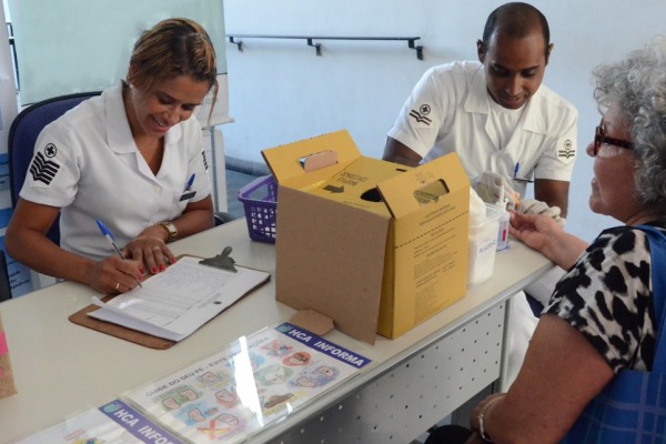 Em apenas um dia, o hospital atendeu cerca de 170 usuários. 14% apresentaram glicemia alta Em apenas um dia, o hospital atendeu cerca de 170 usuários. 14% apresentaram glicemia alta