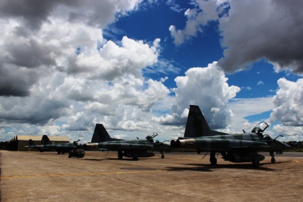 Entre os dias 17 de março e 04 de abril, acontece o treinamento em conjunto de várias unidades aéreas da Força Aérea