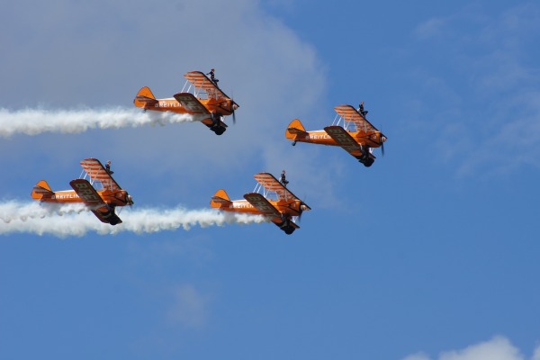 Breitling WingWalkers na Air Tattoo  Divulgação EDA