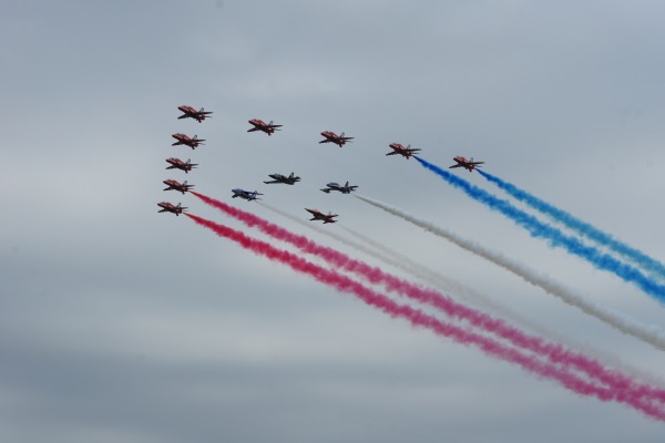 Esquadrilha da Inglaterra, Red Arrows  Divulgação EDA