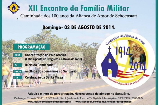 O encontro é uma homenagem ao centenário do Movimento Apostólico de Schoenstatt