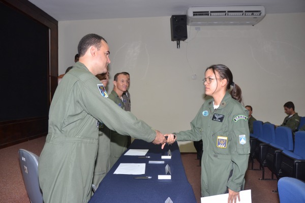 Aspirante Samara, 3ª colocada geral do curso  Ten Poubel