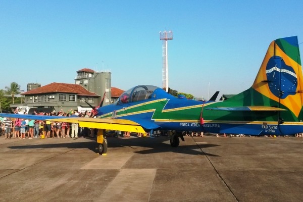 Aeronave A-29 Super Tucano da Fumaça  Arquivo EDA