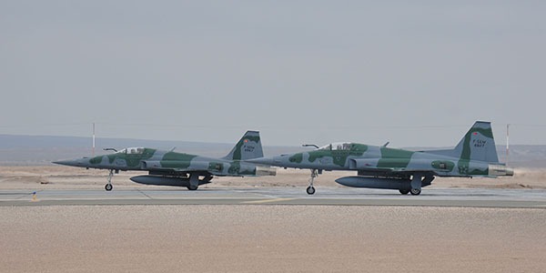 Caças F-5EM da FAB  Fuerza Aérea de Chile