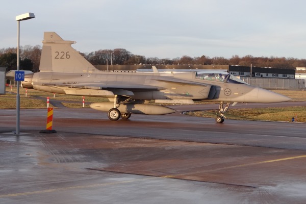 Gripen C comandado pelo Capitão Fórneas  Acervo pessoal