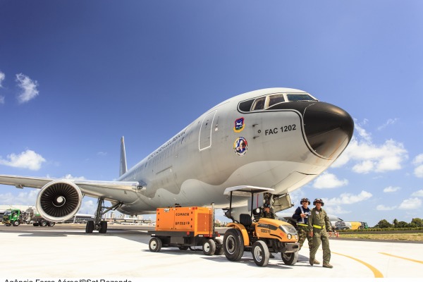 Boeing 767 durante o exercício CRUZEX  Sgt Paulo Rezende / Agêcia Força Aérea