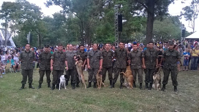 Canil da BASM no parque da Medianera  BASM