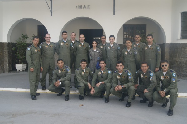 Eles participaram de instruções nos vários laboratórios do Instituto de Medicina Aeroespacial