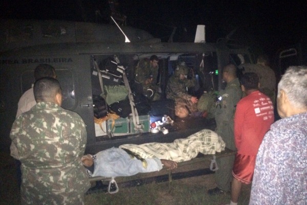 Paciente foi transportado para a Santa Casa de Corumbá onde foi operado  