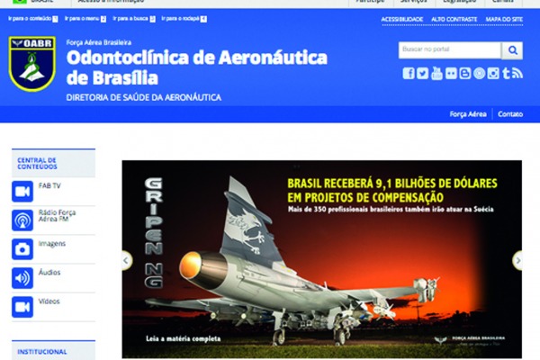 Medida prevê que 66 organizações militares da FAB com sites na internet migrem para novo formato