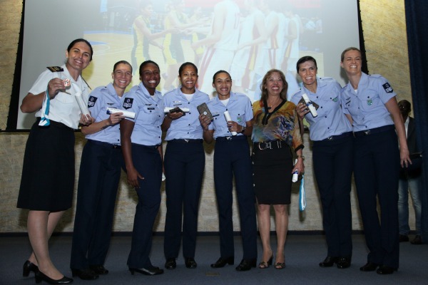 Equipe de Basquete homenageada  1S Xavier