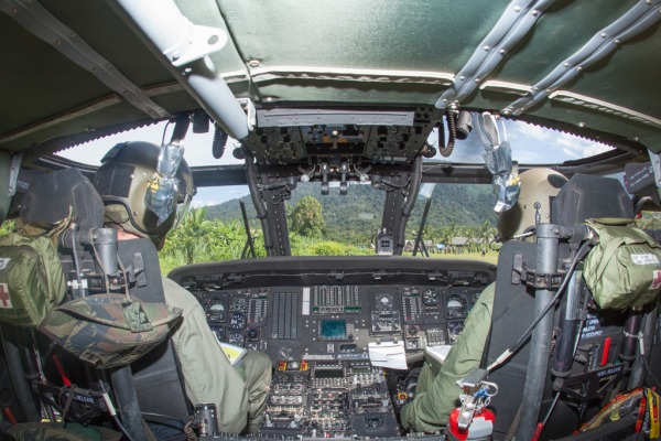 Voo de Black Hawk na Amazônia  Cabo Vinícius Santos / Agência Força Aérea