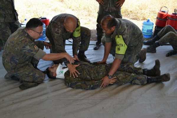 Os militares tiveram diversas instruções  Cabo Murilo/ CINDACTA I