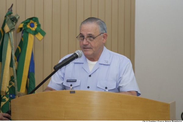 Tenente Brigadeiro Franciscangelis na abertura do evento  Cabo V. Santos/CECOMSAER