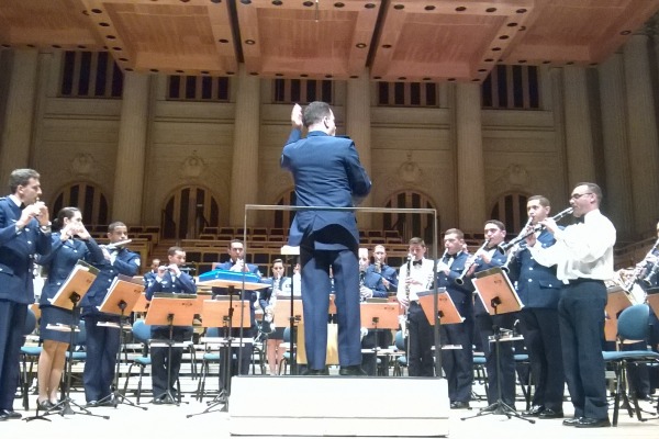 Banda da Aeronáutica se apresentou na Sala São Paulo