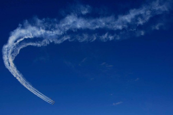  Após três anos sem apresentações internacionais, o Esquadrão de Demonstração Aérea estreia para o público chileno na FIDAE, a maior feira da aviação civil e militar da América Latina e do hemisfério sul.