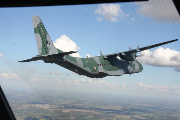 Unidades equipadas com aeronaves C-105 Amazonas treinam atuação em missão de paz