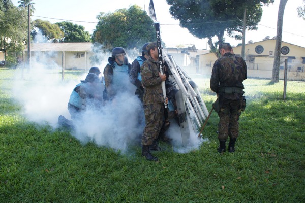 Os militares foram capacitados também para atuar durante os Jogos Olímpicos, caso seja necessário