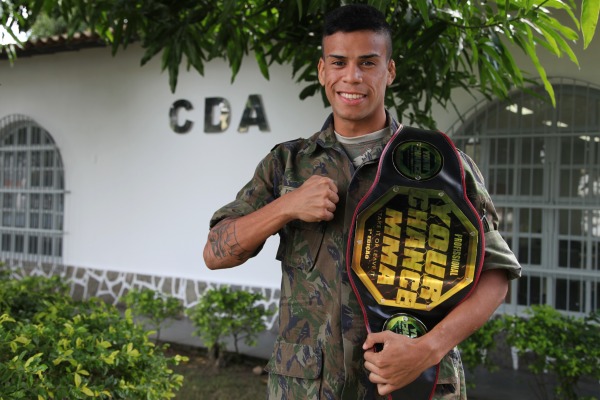 Soldado faturou o título de campeão na categoria até 61 kg no Rio de Janeiro