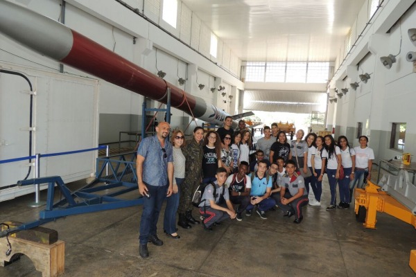 alunos da rede estadual de ensino visitam o CLA | Sd Rodrigo- CLA