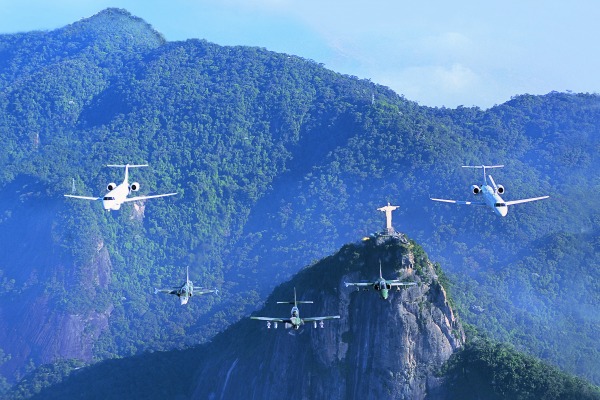 Aviões de caça e helicópteros de combate vão defender espaço aéreo do Rio de Janeiro. Imprensa irá acompanhar interceptação aérea