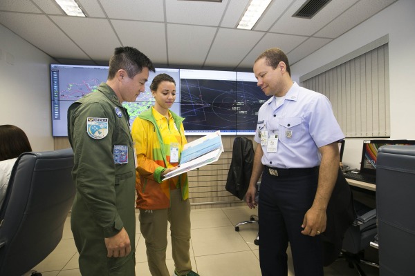 A ação foi coordenada em atuação conjunta da defesa e controle de tráfego aéreo