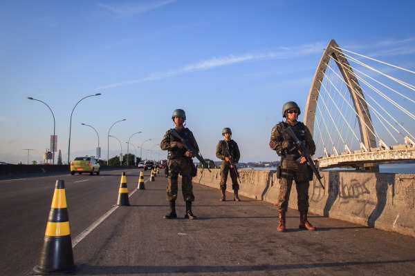 Serão 22 mil militares da Marinha, do Exército e da Força Aérea Brasileira que atuarão em operações de Garantia da Lei e da Ordem