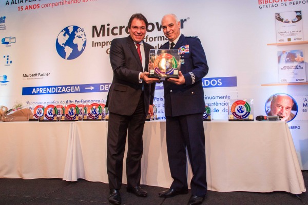 Major-Brigadeiro Damasceno foi patrono do Prêmio Learning & Performance, que teve o Instituto de Logística da Aeronáutica entre os vencedores