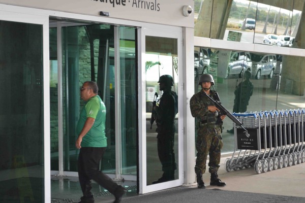 Aeronáutica é responsável pela segurança do Aeroporto Internacional Aluízio Alves, em São Gonçalo do Amarante