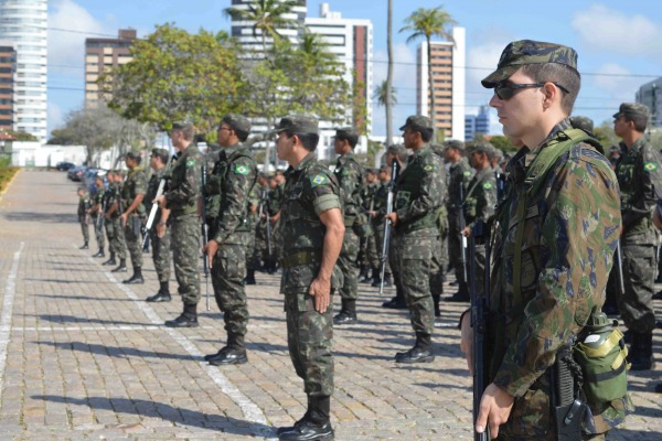 Tropas da BANT e do CLBI atuaram na segurança do Aeroporto Internacional de Natal